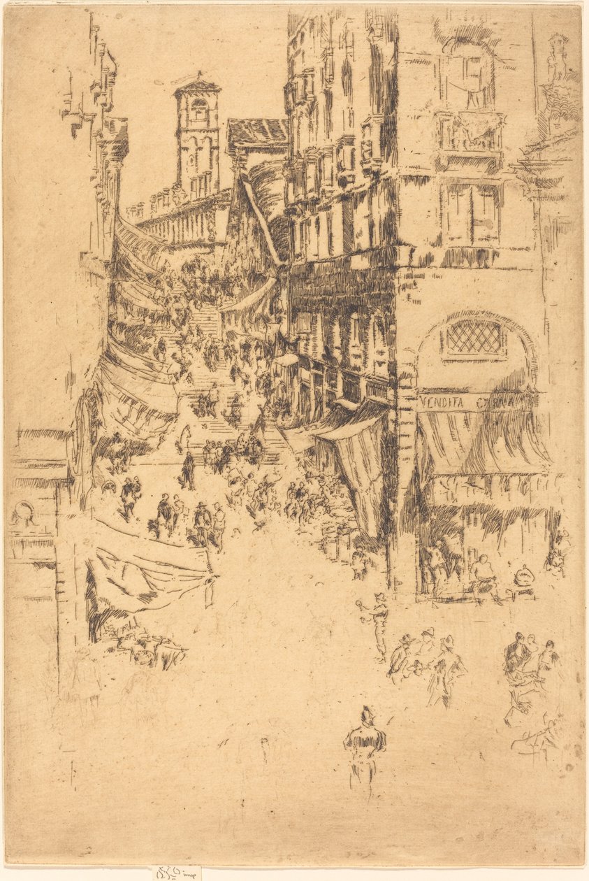 O Rialto de James Abbott McNeill Whistler