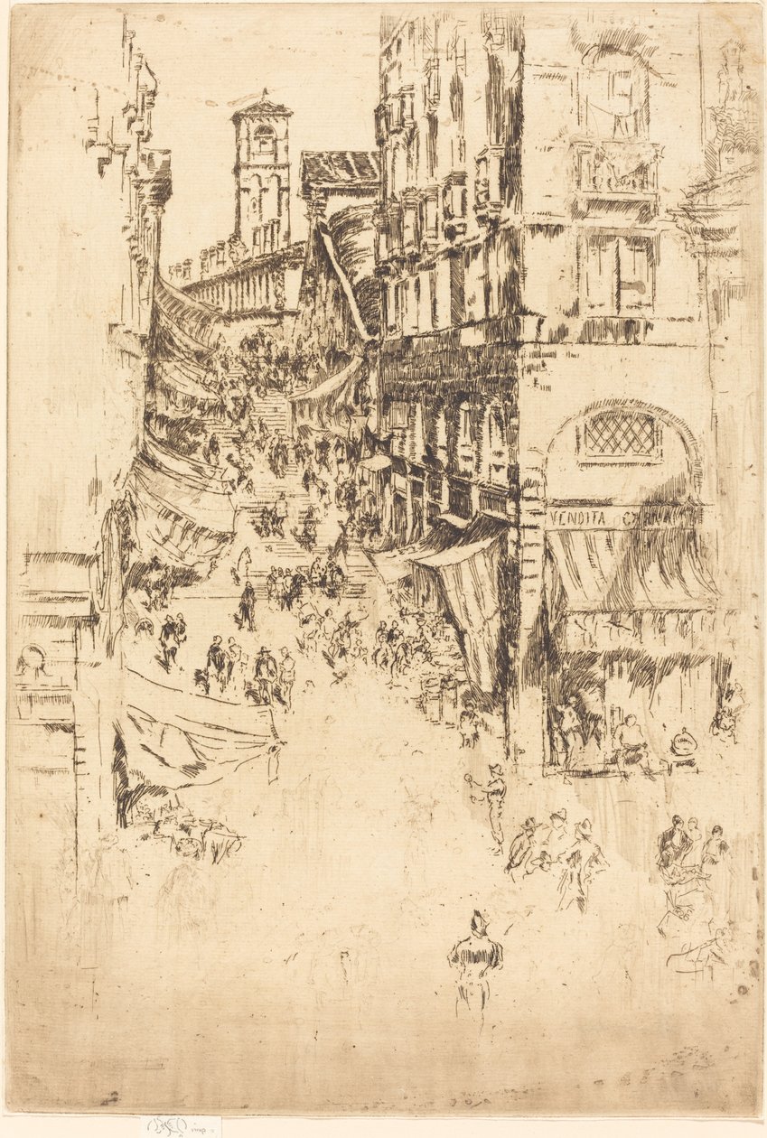 O Rialto de James Abbott McNeill Whistler