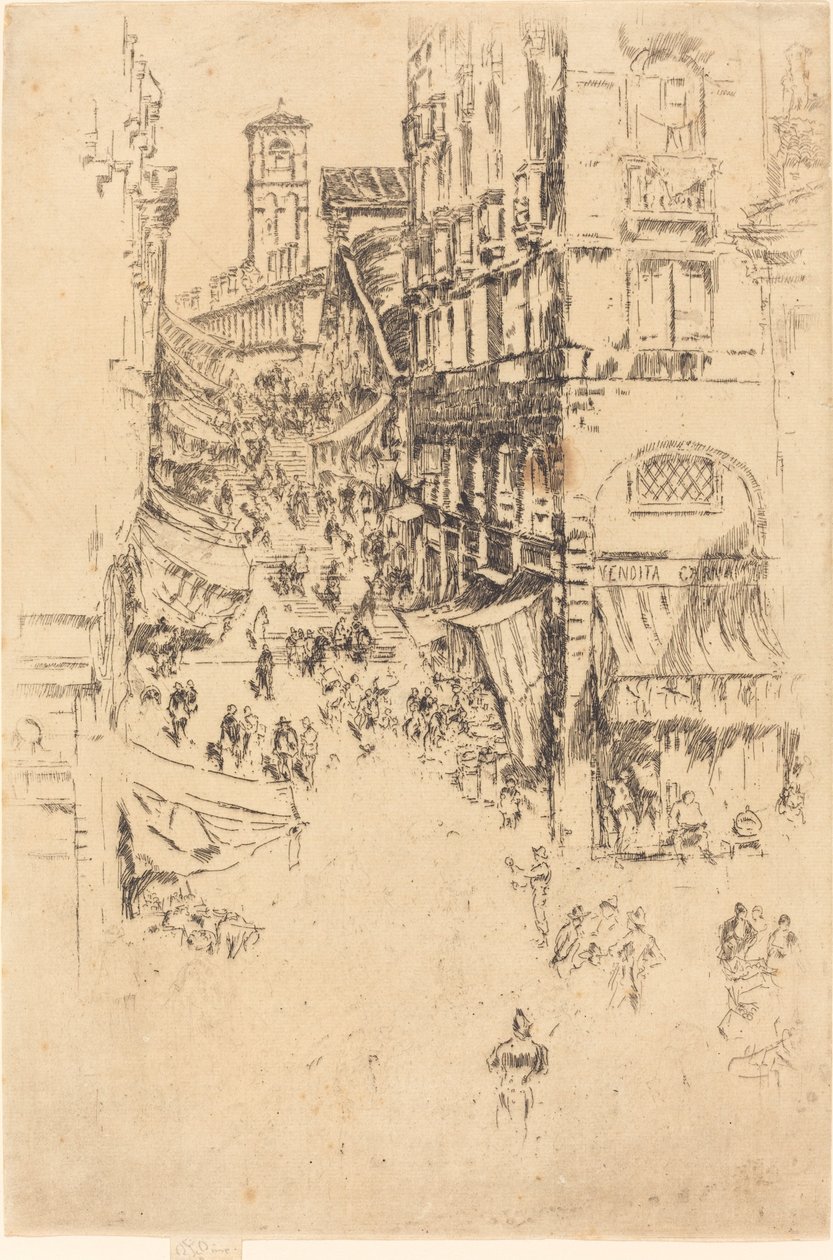 O Rialto de James Abbott McNeill Whistler