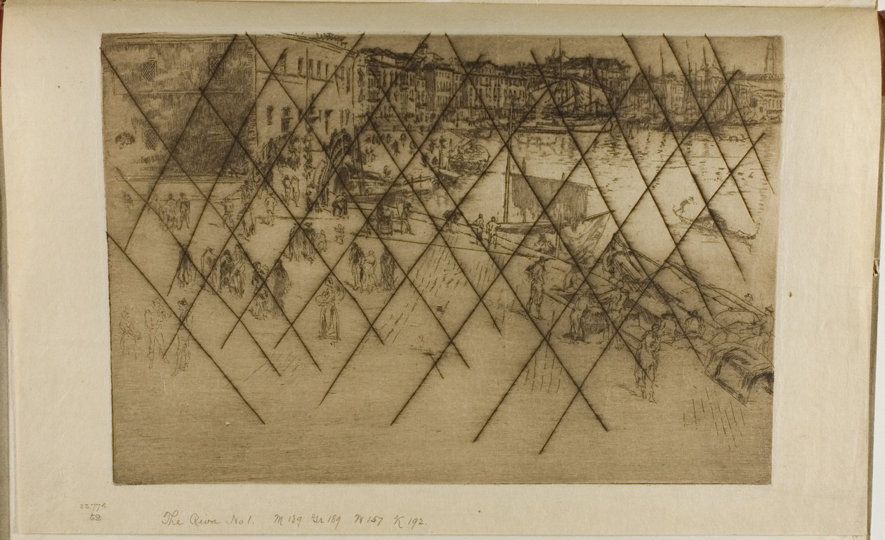 A Riva de James Abbott McNeill Whistler