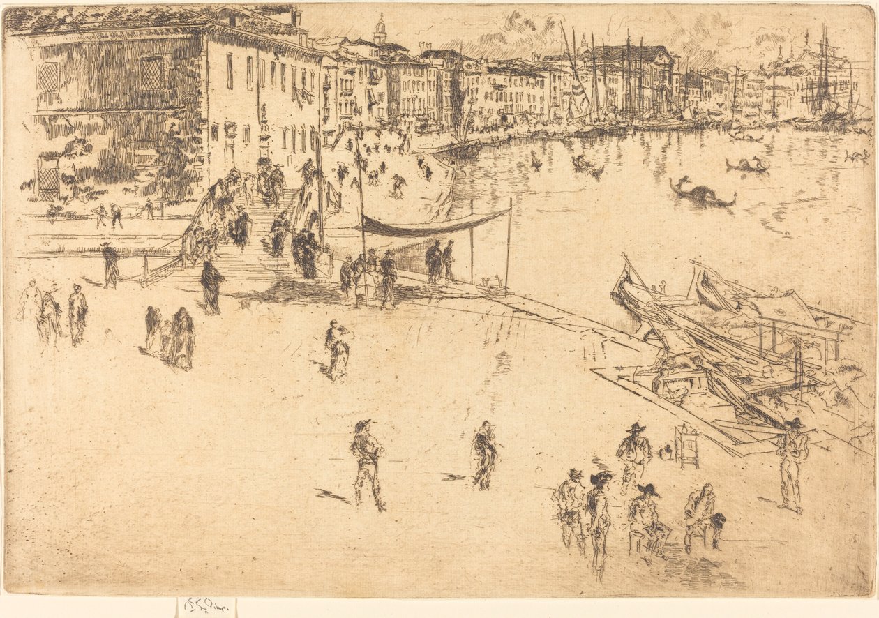 A Riva, No.II de James Abbott McNeill Whistler