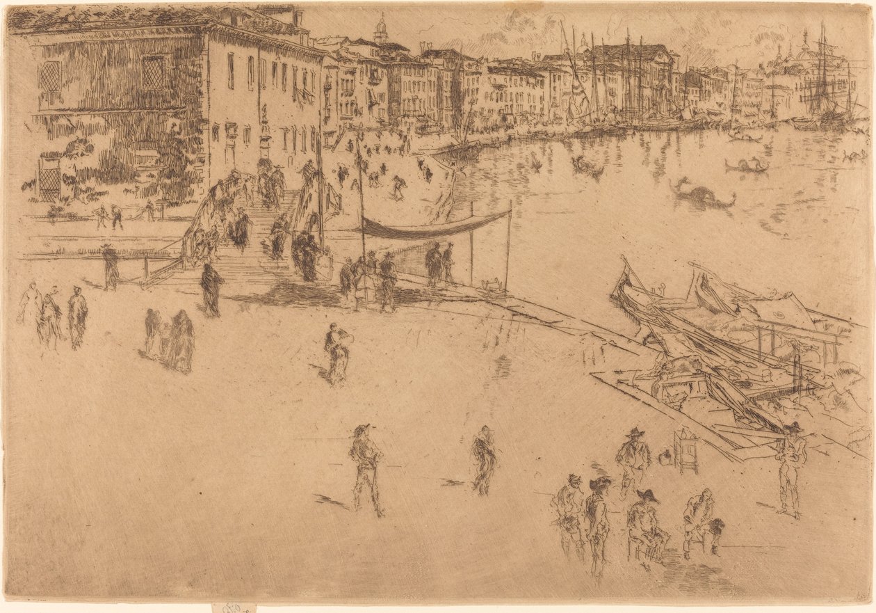 A Riva, No.II de James Abbott McNeill Whistler