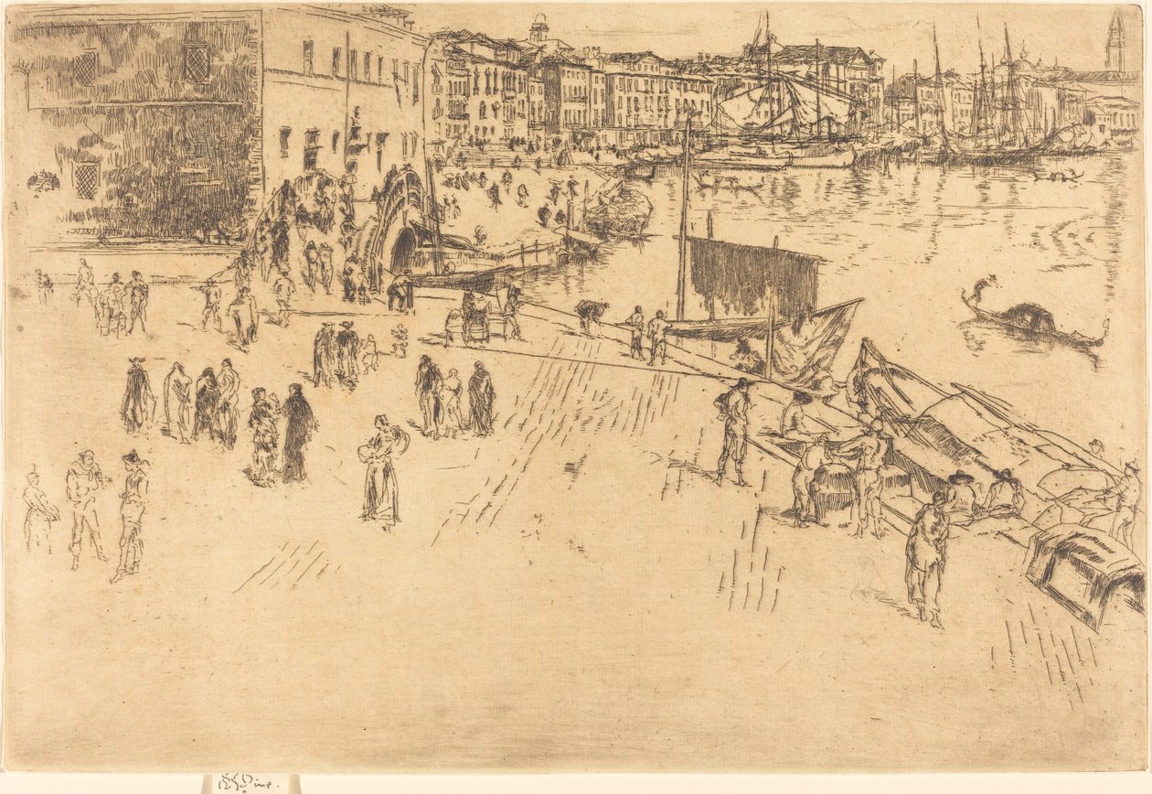 A Riva, No.I de James Abbott McNeill Whistler