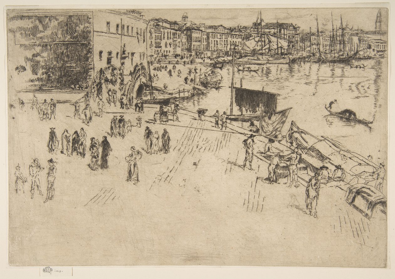 A Riva, n.º 1 de James McNeill Whistler
