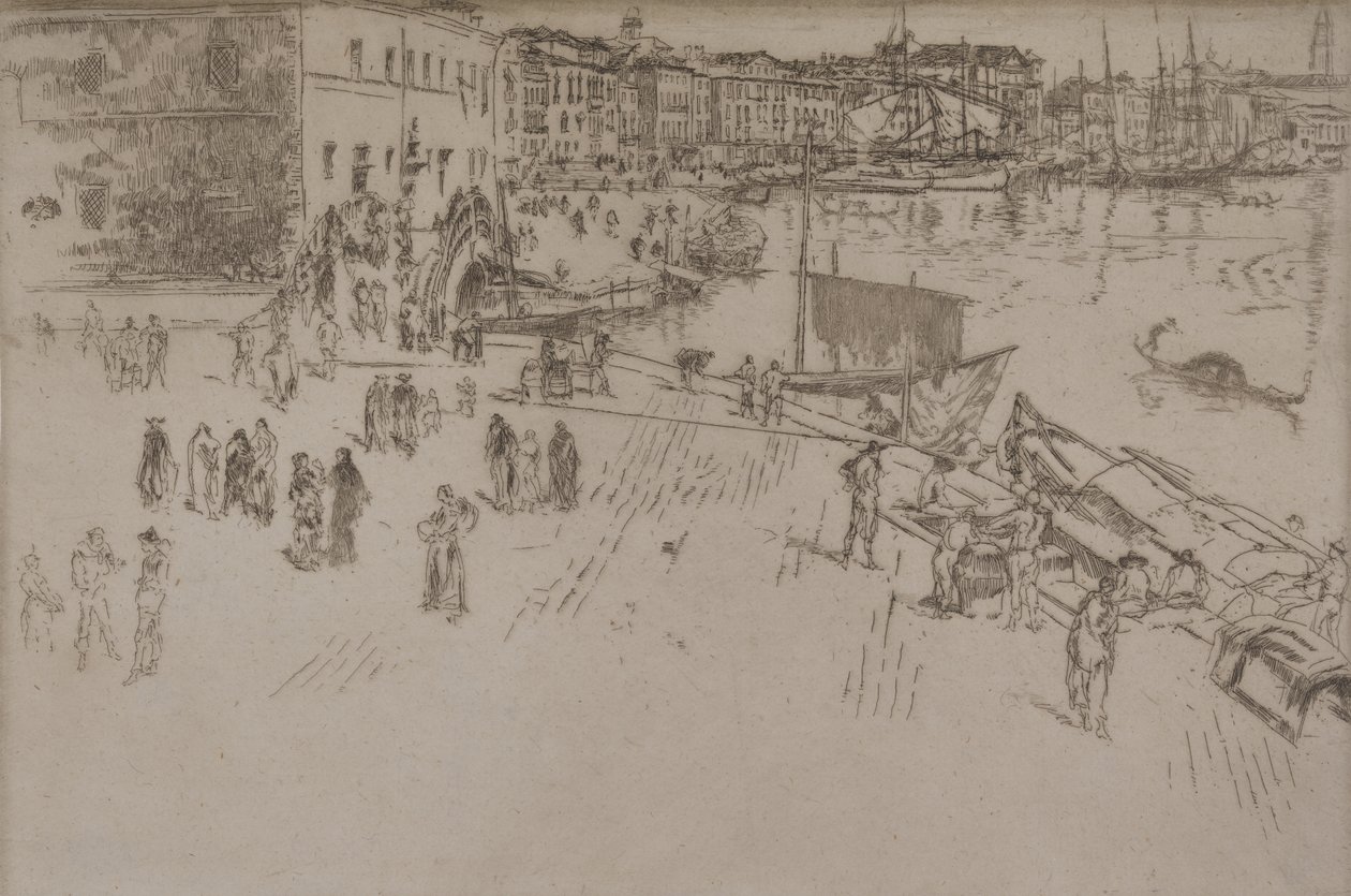 A Riva, n.º 1 de James McNeill Whistler