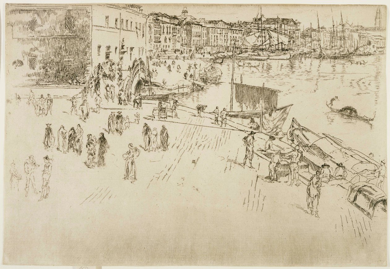 A Riva, n.º 1 de James McNeill Whistler