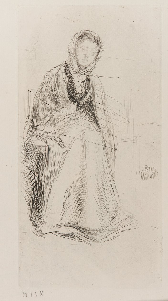 A viúva escocesa de James Abbott McNeill Whistler