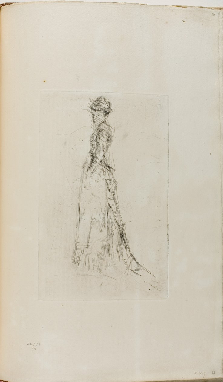 O vestido de seda de James Abbott McNeill Whistler