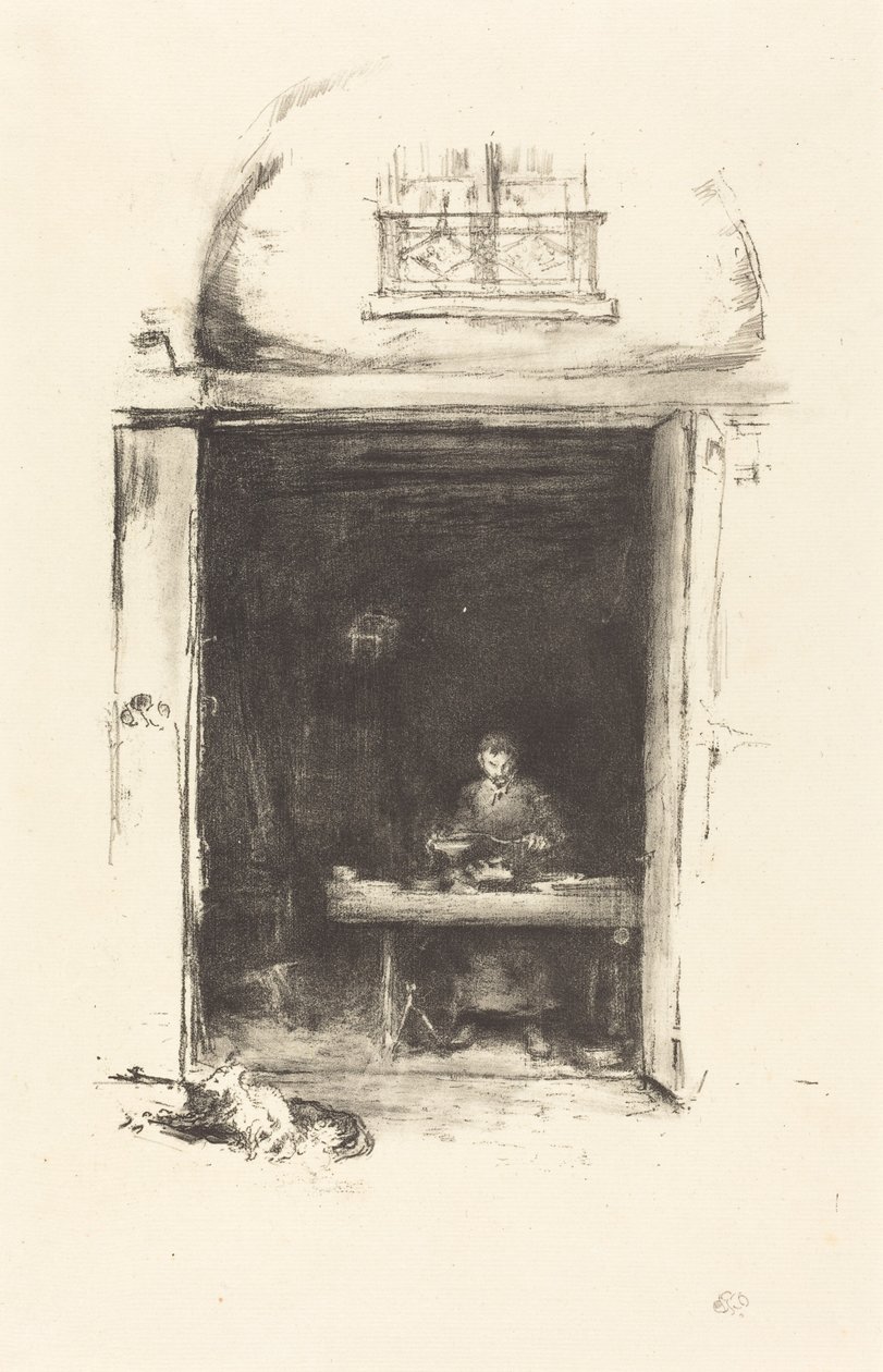 O Ferreiro, Passagem do Dragão de James Abbott McNeill Whistler