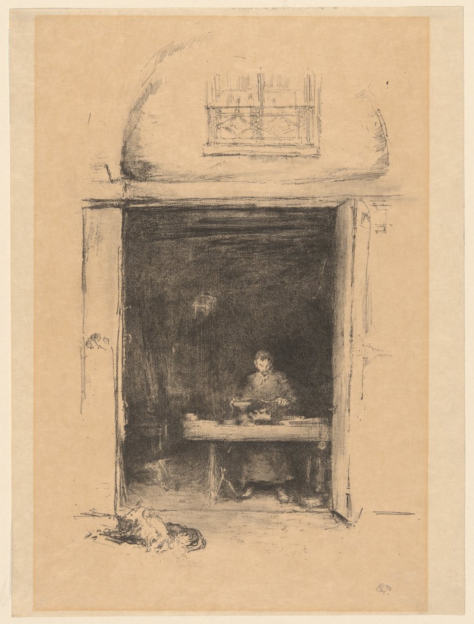 O Ferreiro, Passagem do Dragão de James Abbott McNeill Whistler