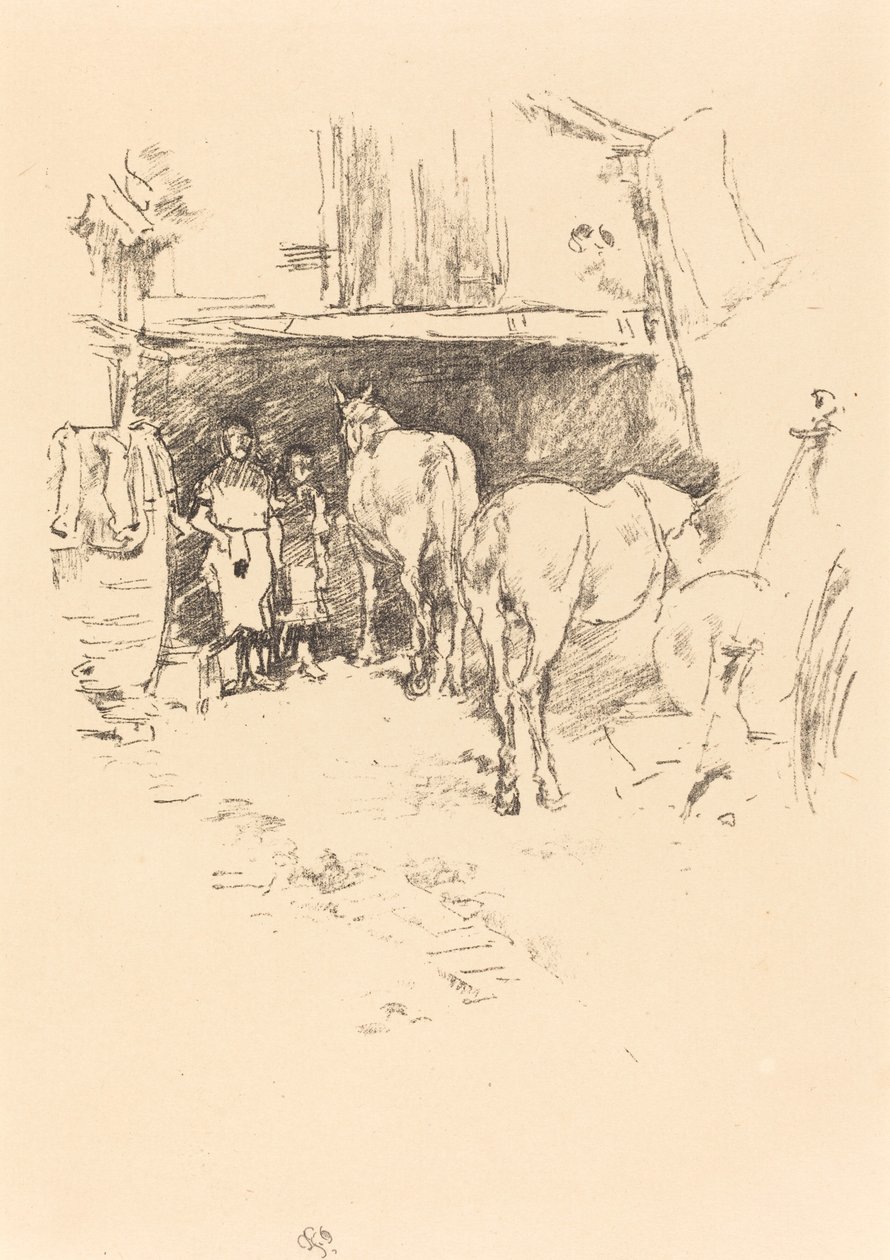 O quintal do Smith de James Abbott McNeill Whistler
