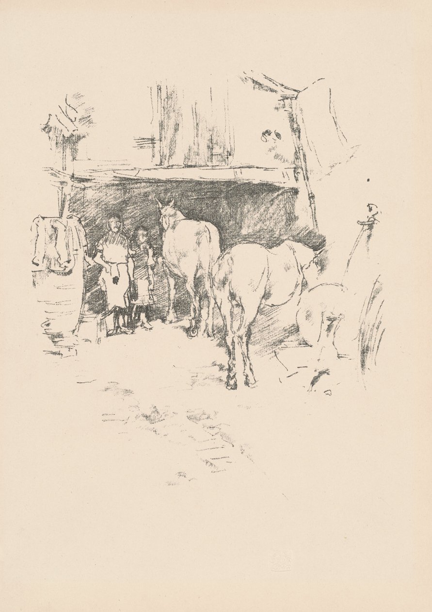 O quintal do Smith de James Abbott McNeill Whistler