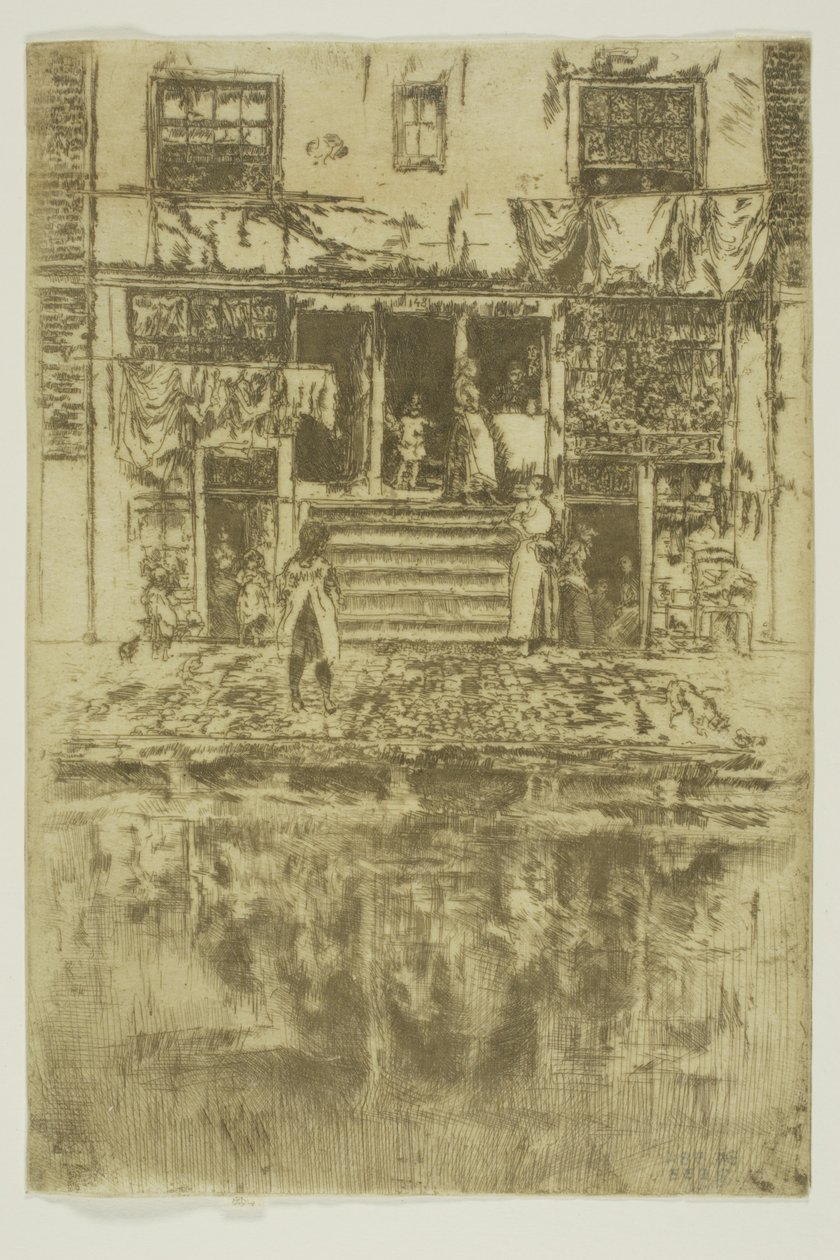 The Steps, Amsterdã de James Abbott McNeill Whistler