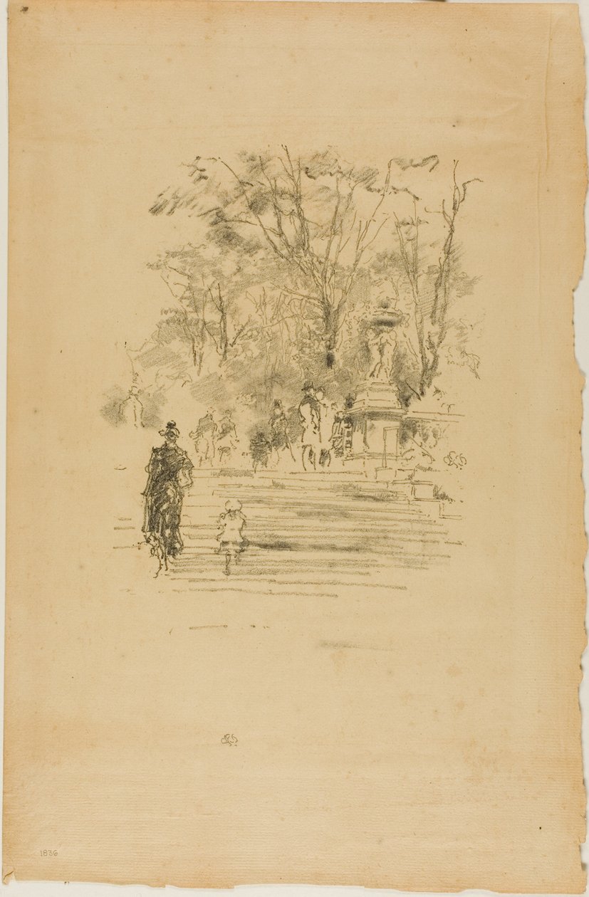 The Steps, Luxemburgo de James Abbott McNeill Whistler