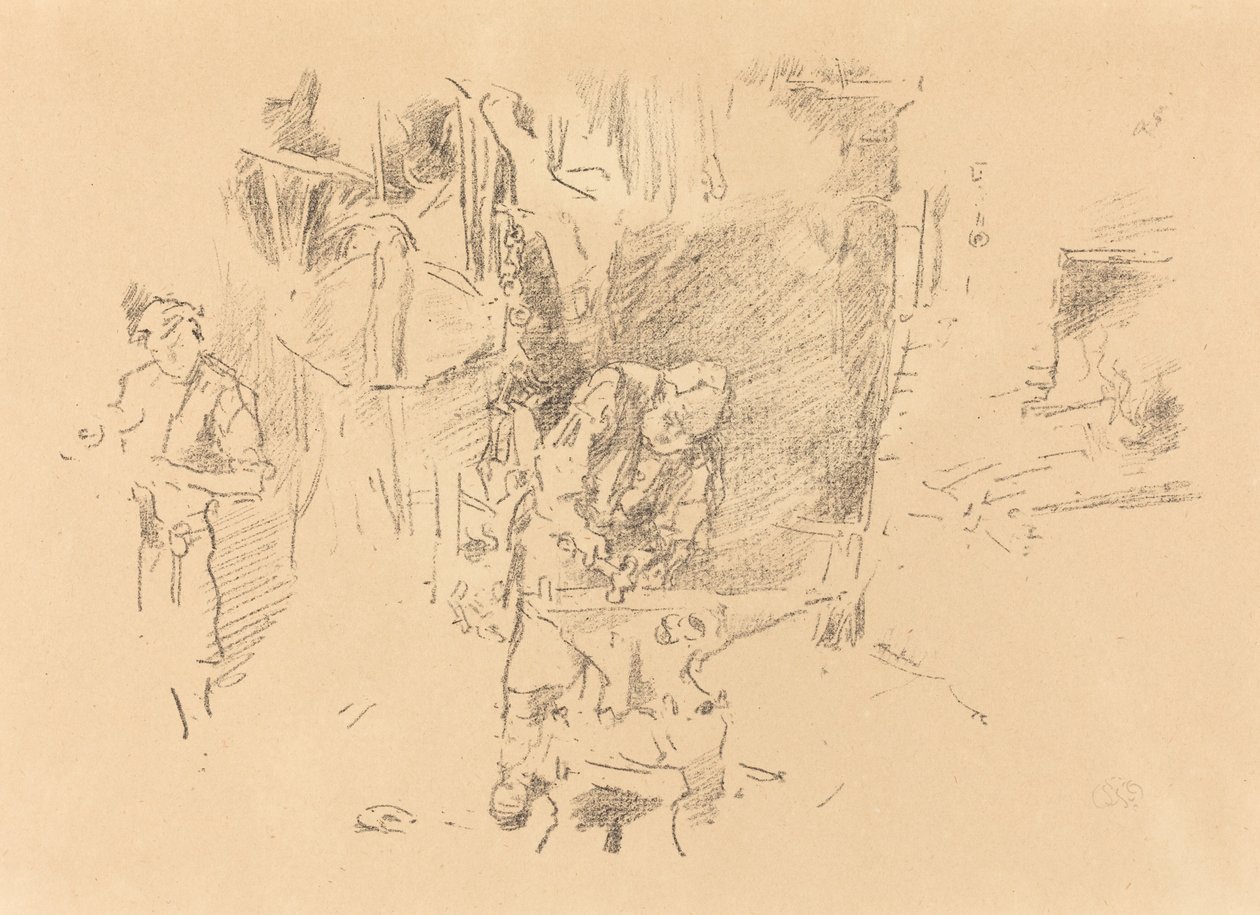 A ferraria ensolarada de James Abbott McNeill Whistler