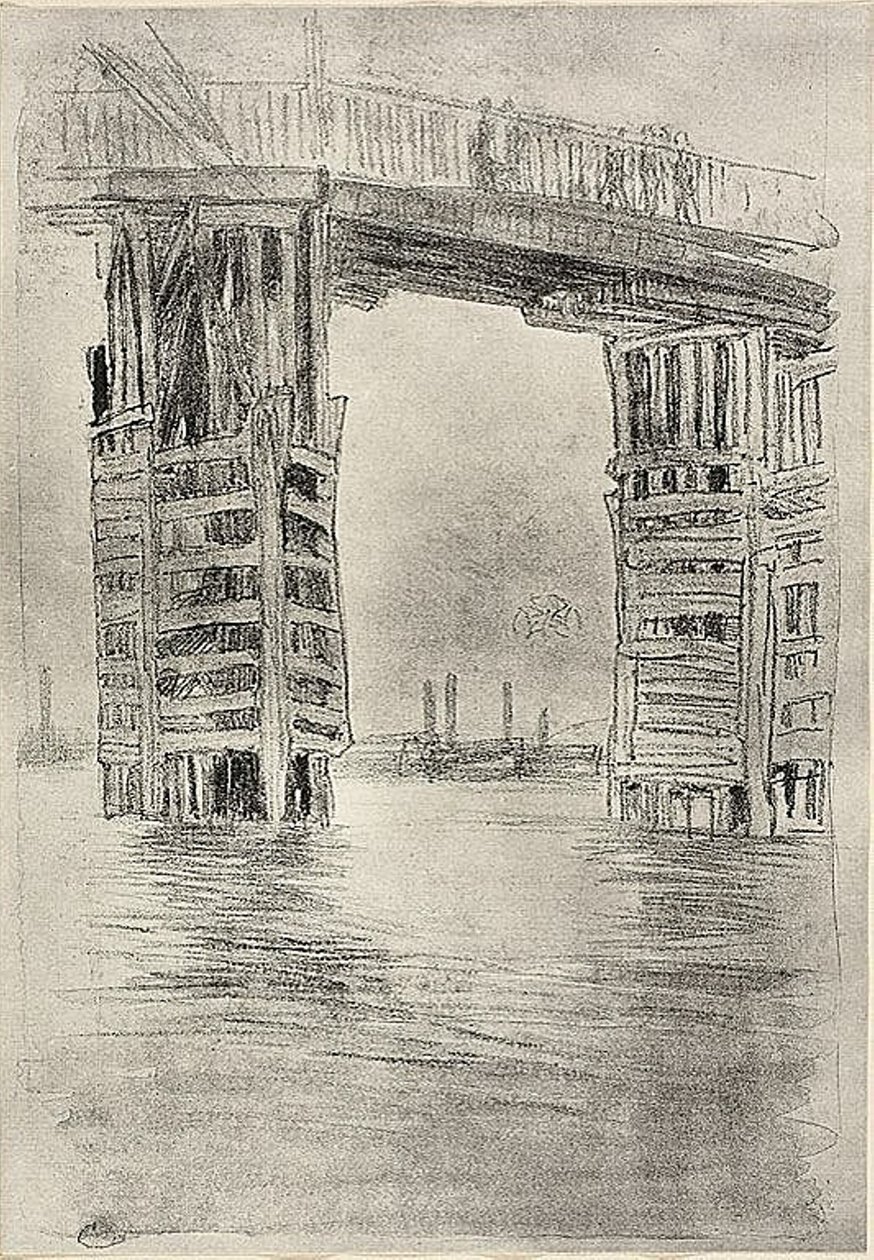 A Ponte Alta de James Abbott McNeill Whistler