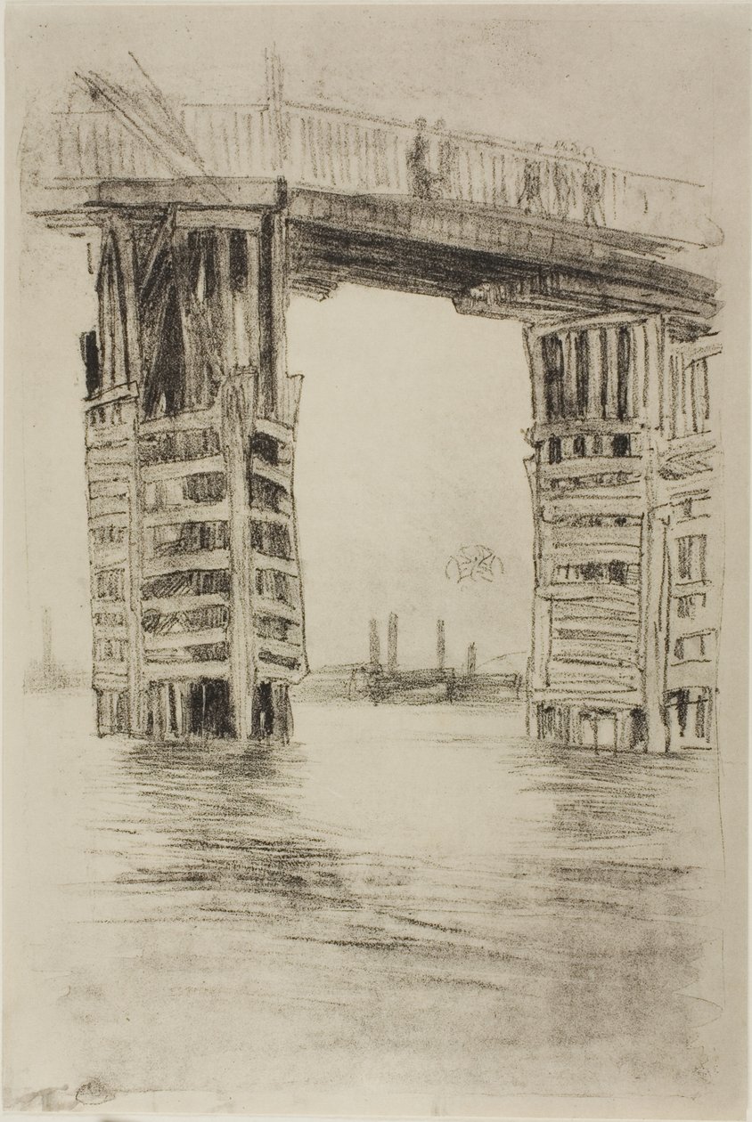 A Ponte Alta de James Abbott McNeill Whistler