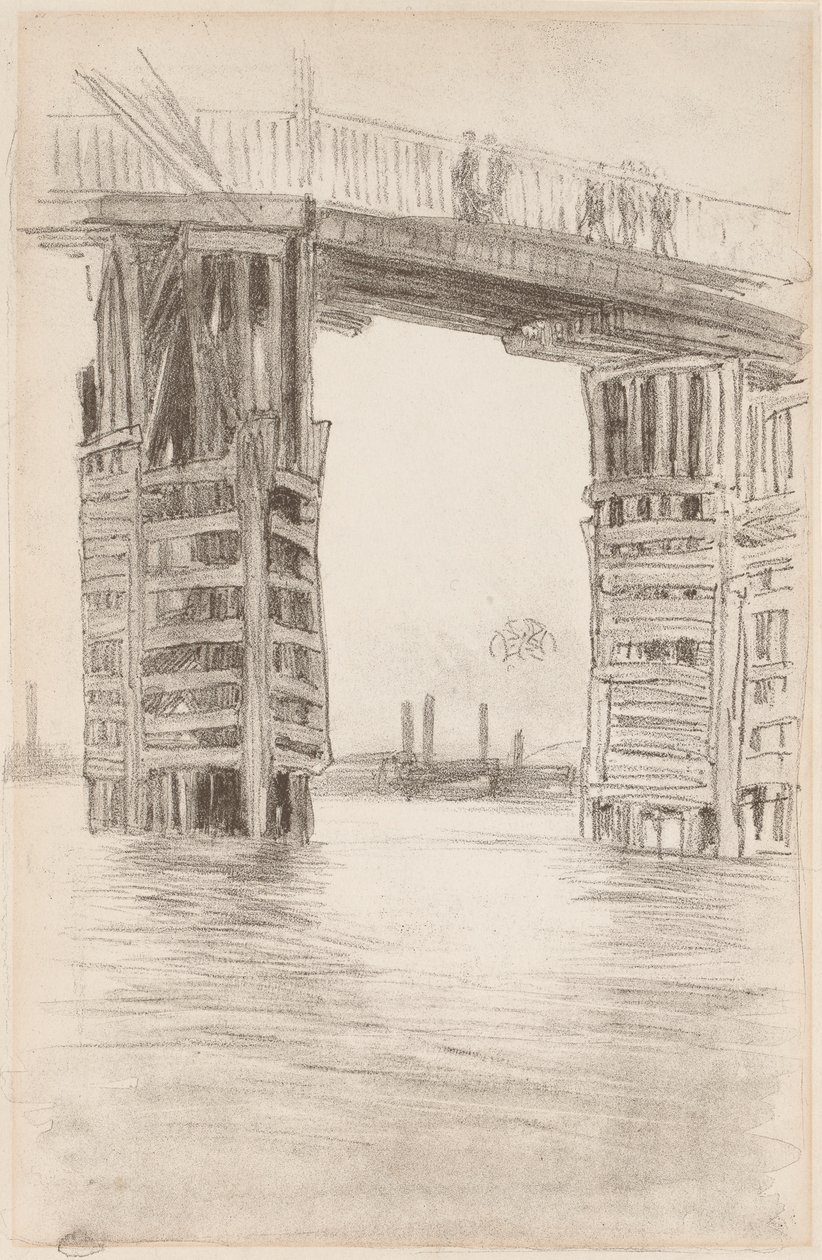 A ponte alta de James McNeill Whistler