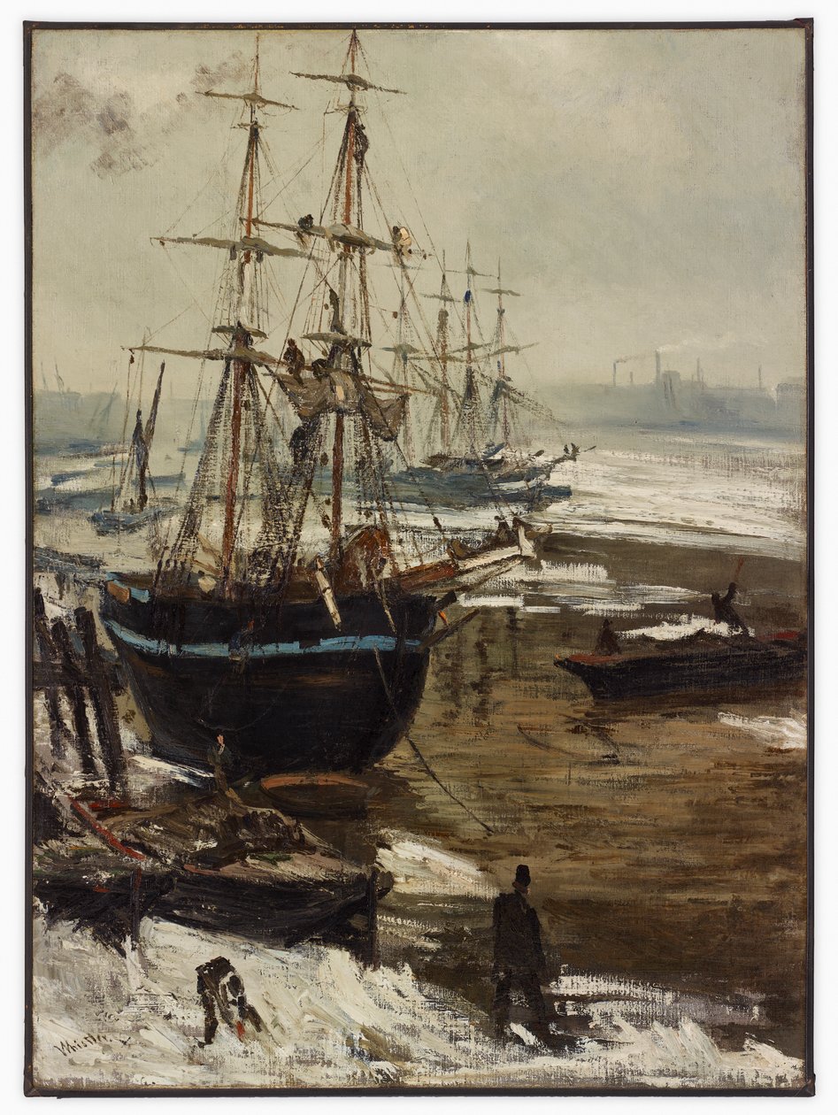 O Tamisa no gelo de James Abbott McNeill Whistler