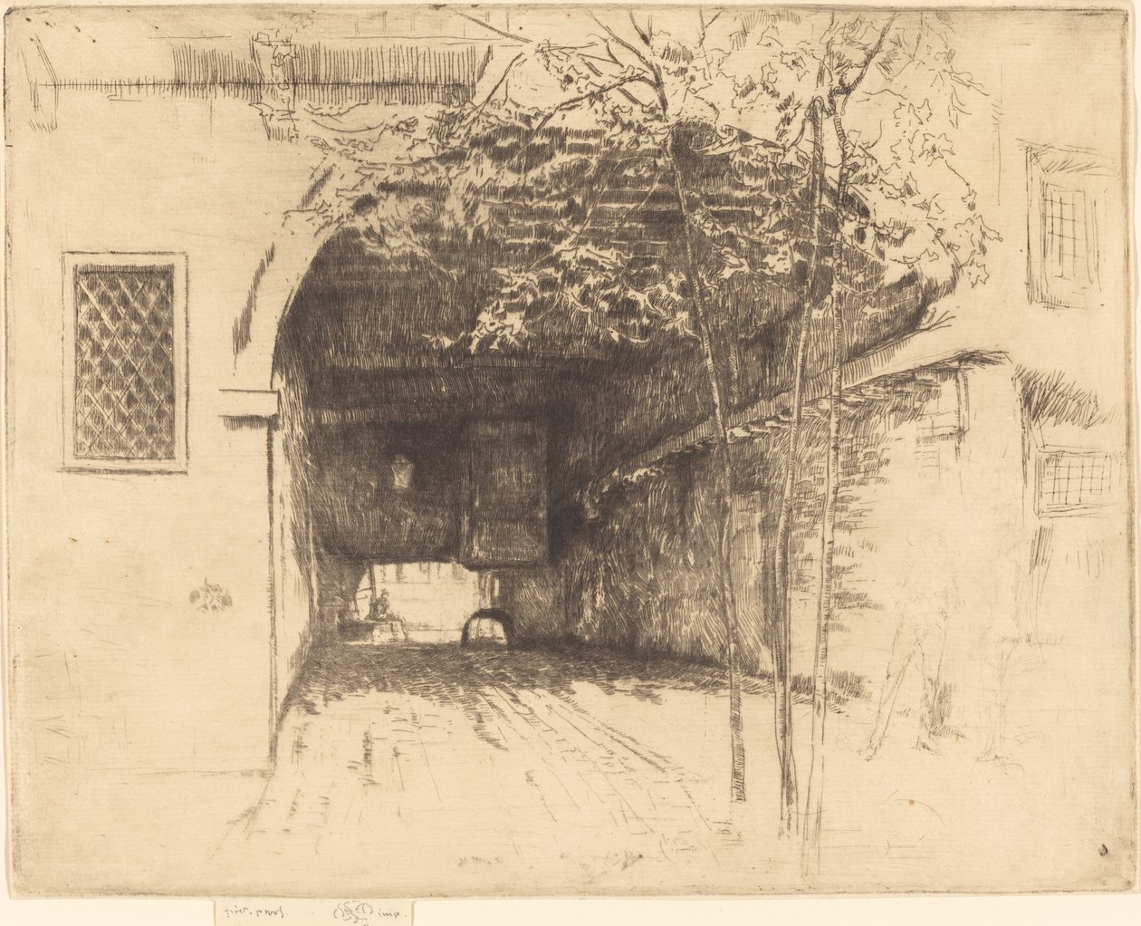 O Traghetto, No.I de James Abbott McNeill Whistler