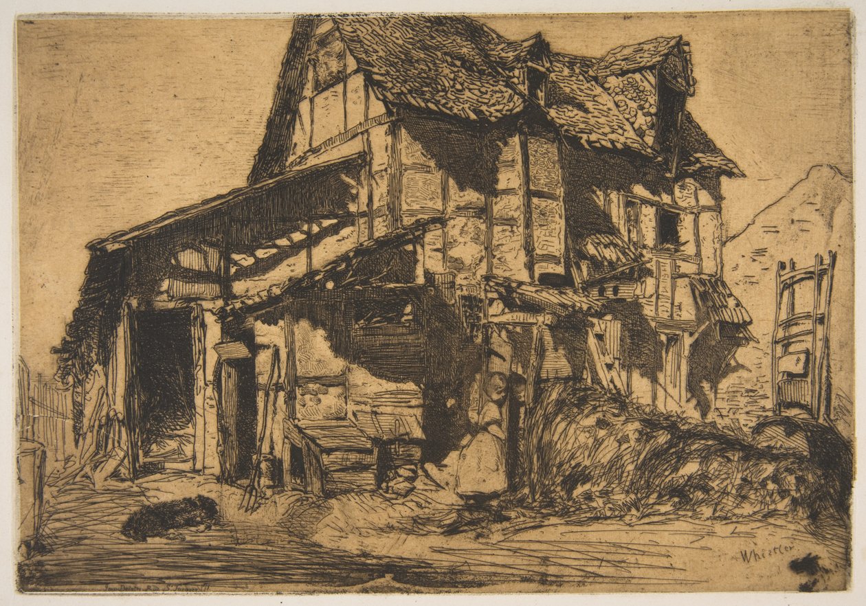 O Prédio Perigoso (A Velha Quinta) de James McNeill Whistler