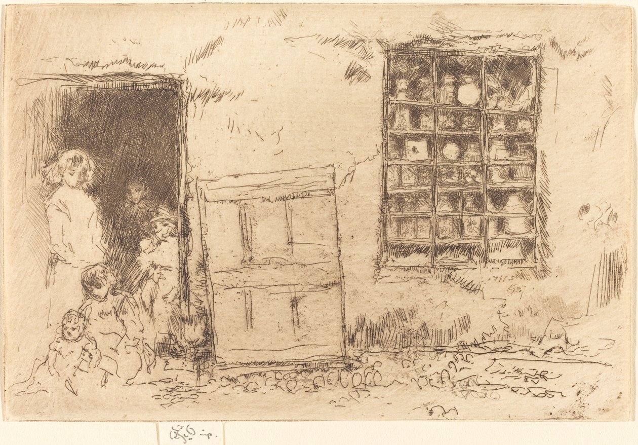 A Doceria da Vila de James Abbott McNeill Whistler