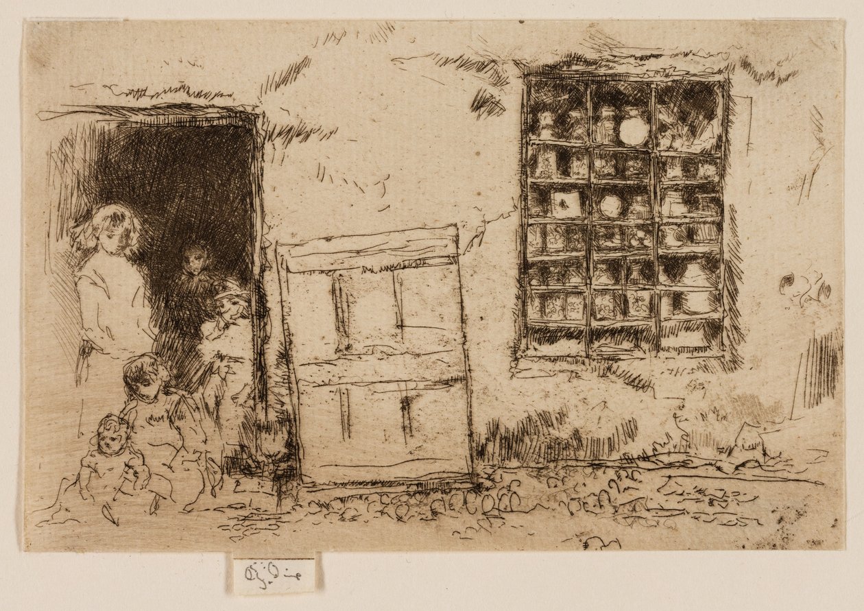 A loja de doces da vila de James Abbott McNeill Whistler