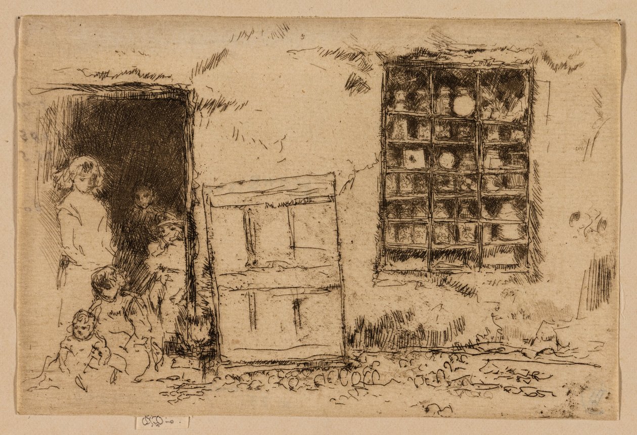 A loja de doces da vila de James Abbott McNeill Whistler
