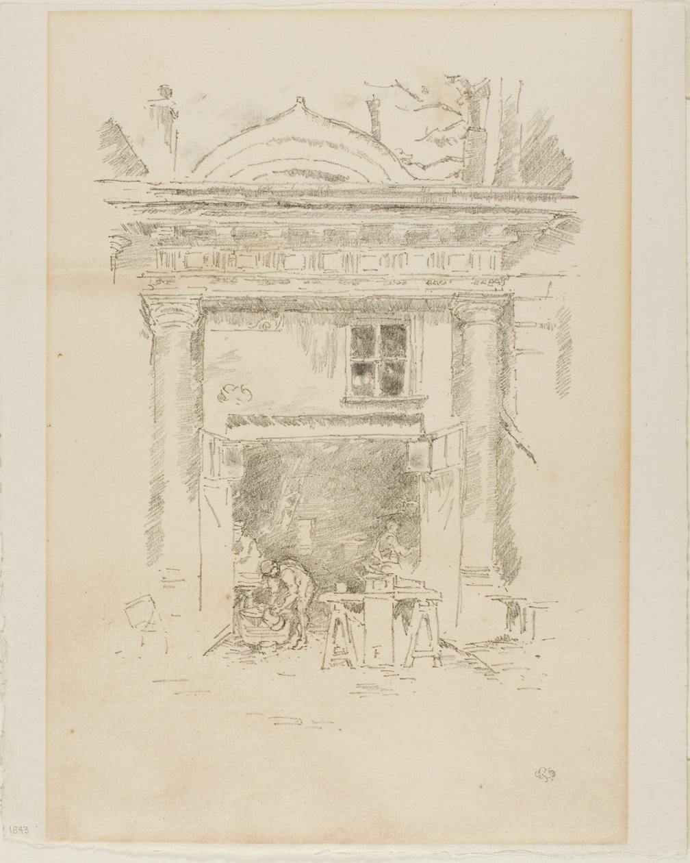 Os Ferreiros, Impasse des Carmélites de James Abbott McNeill Whistler