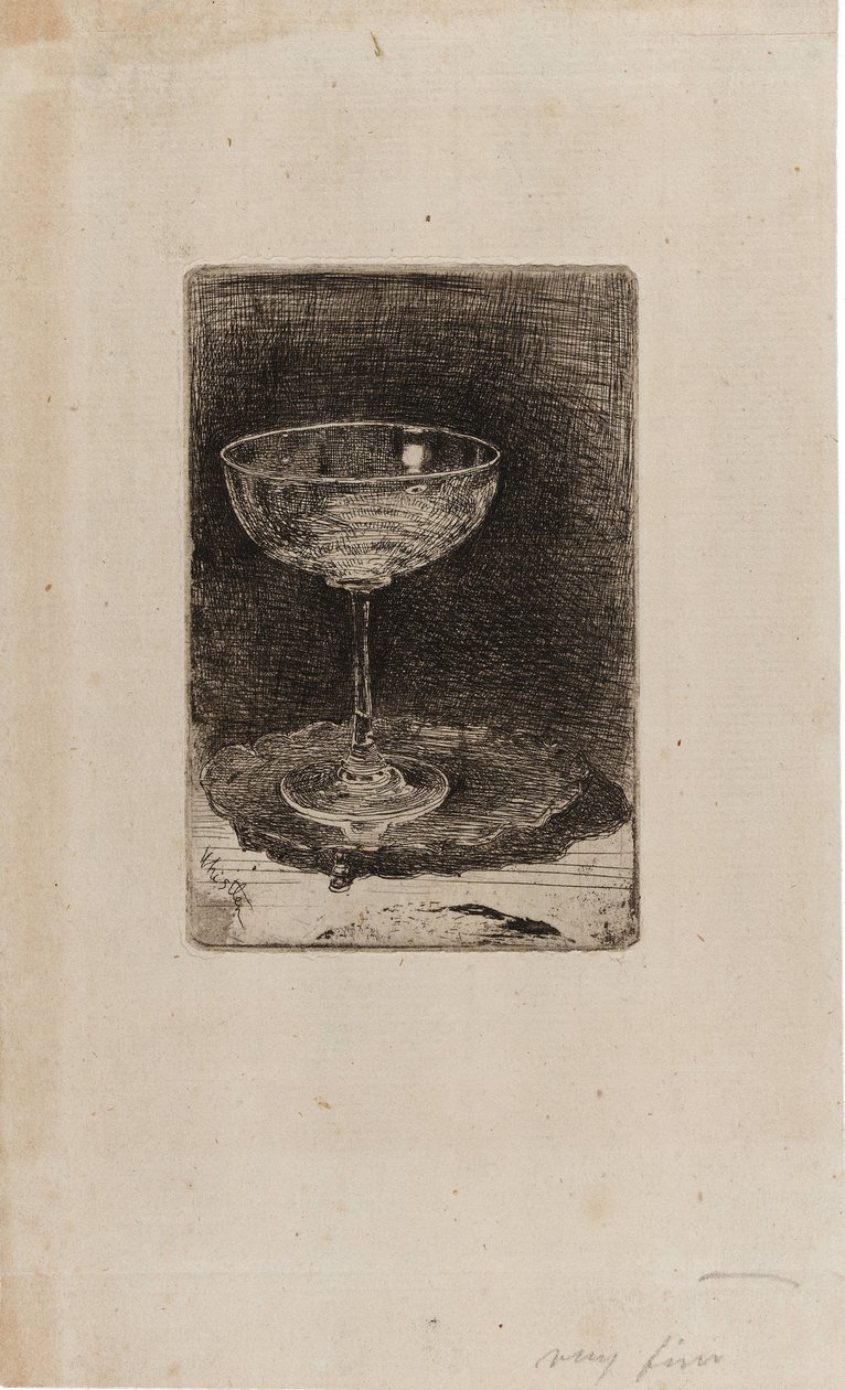 A taça de vinho de James Abbott McNeill Whistler