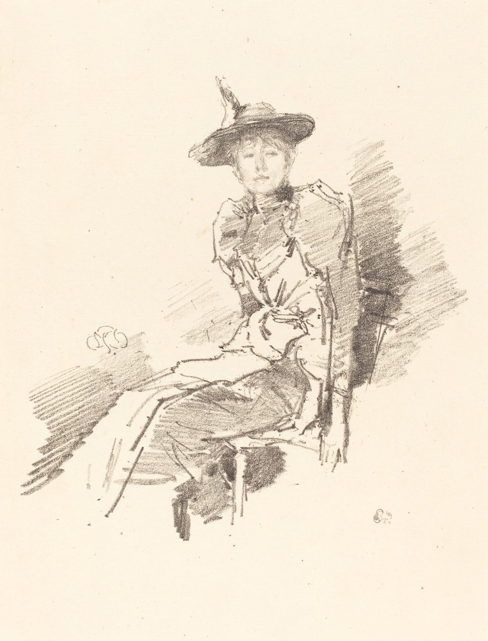 O Chapéu Alado de James Abbott McNeill Whistler