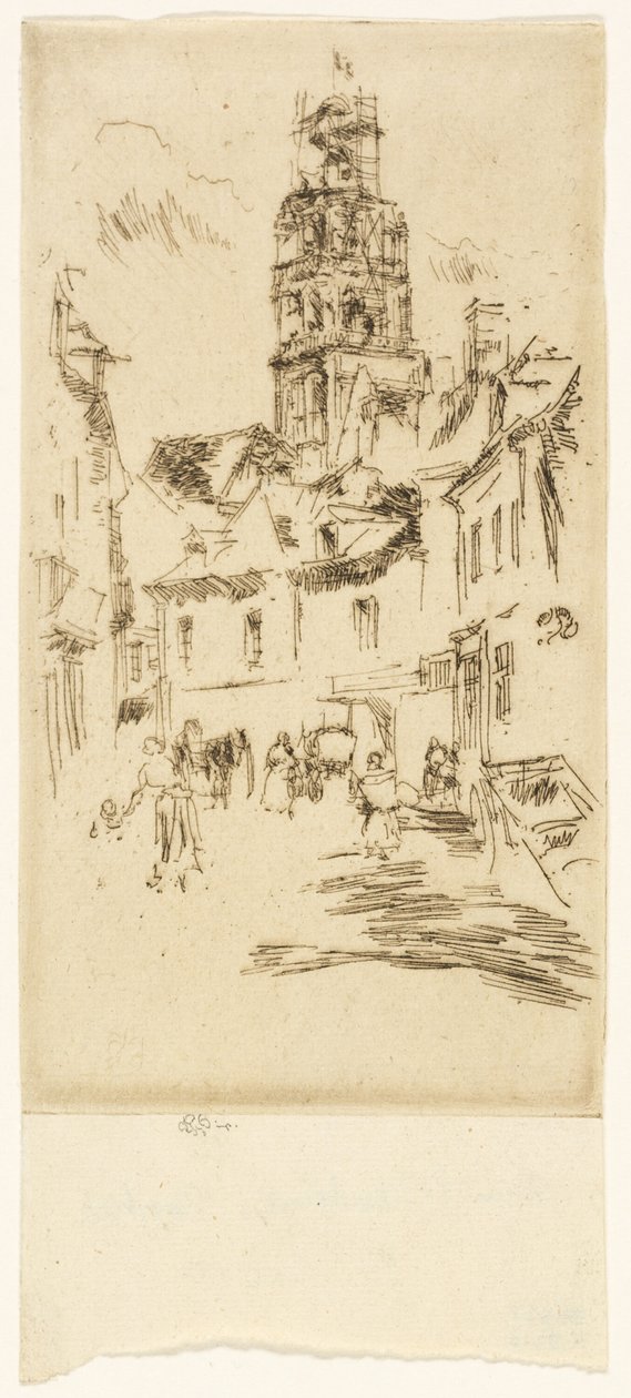 Torre Saint Antoine, Loches de James Abbott McNeill Whistler