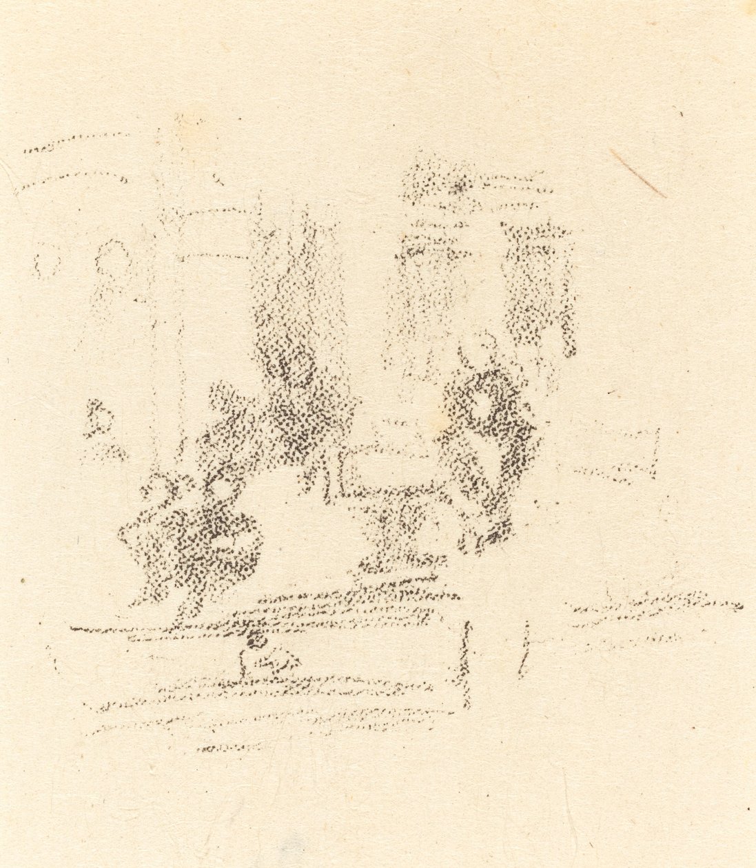 Esboço de teste: um interior de James Abbott McNeill Whistler