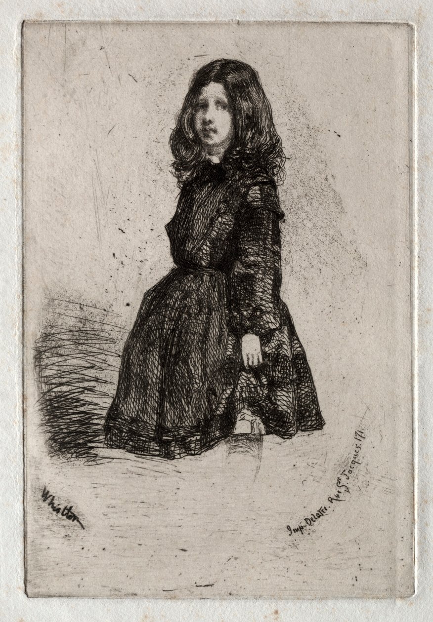 Doze gravuras da natureza:  Annie de James McNeill Whistler