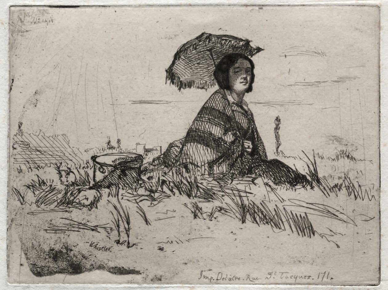 Doze gravuras em água-forte do natural: Em pleno sol de James McNeill Whistler