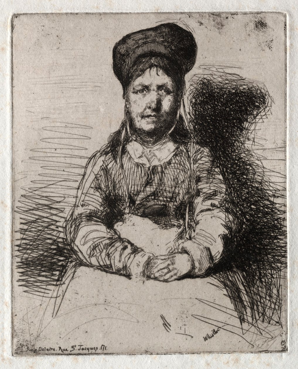 Doze gravuras da natureza:  La Rétameuse de James McNeill Whistler