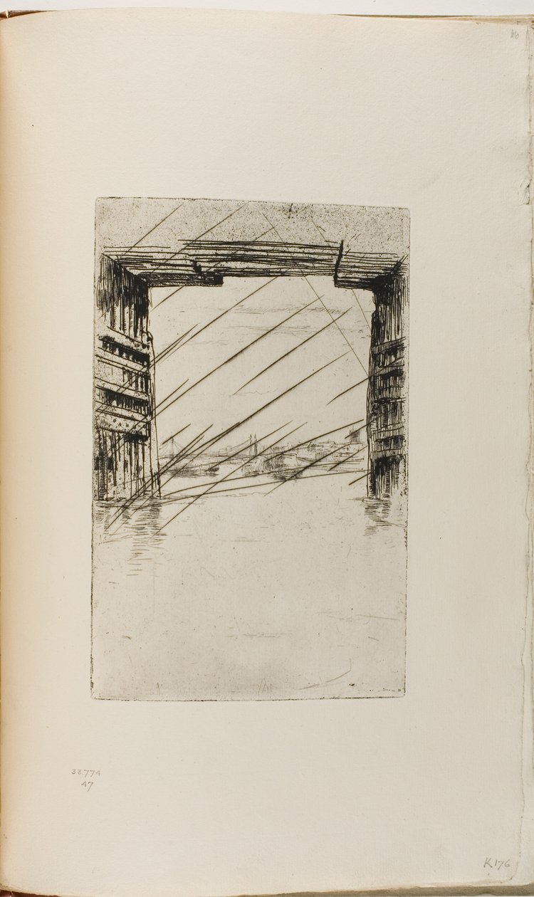 Sob a ponte velha de Battersea de James Abbott McNeill Whistler