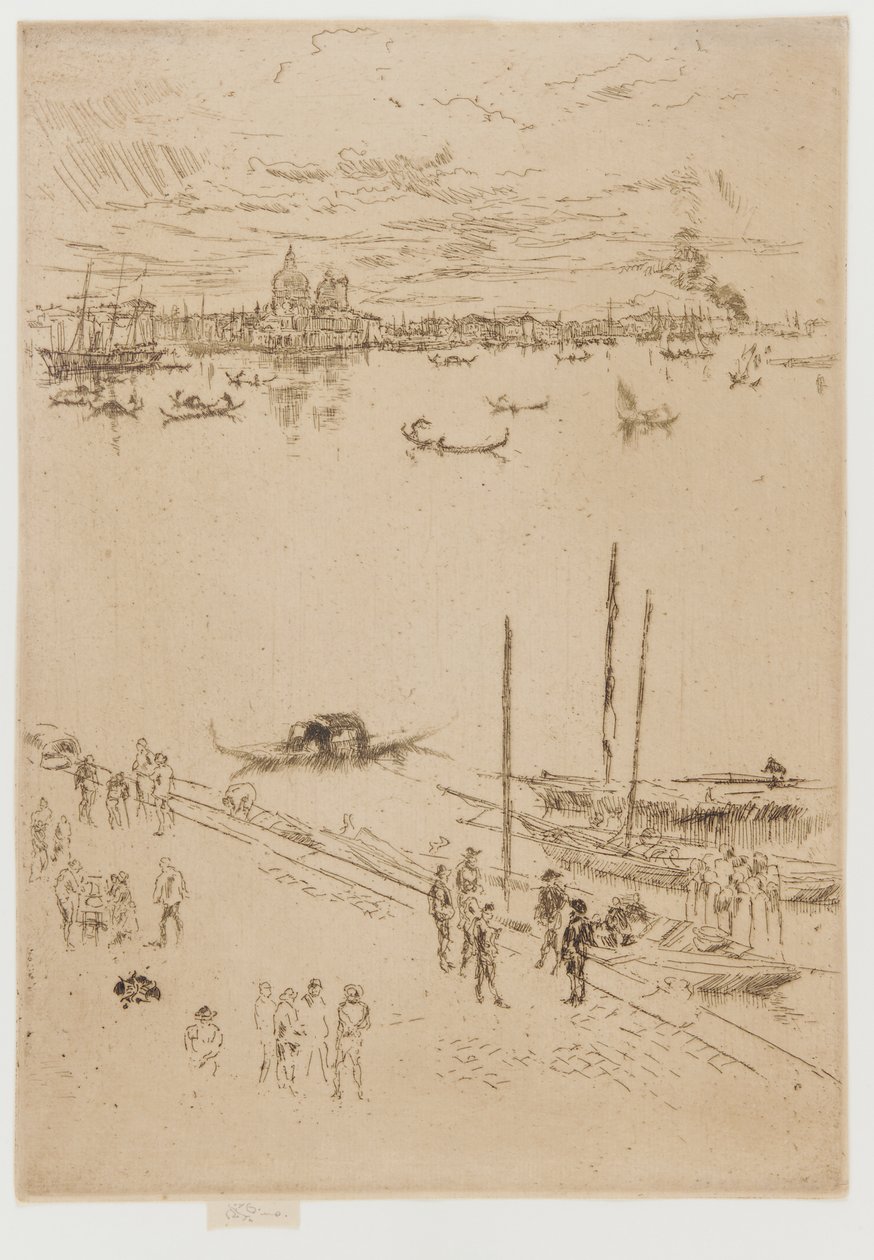 Veneza vertical de James Abbott McNeill Whistler