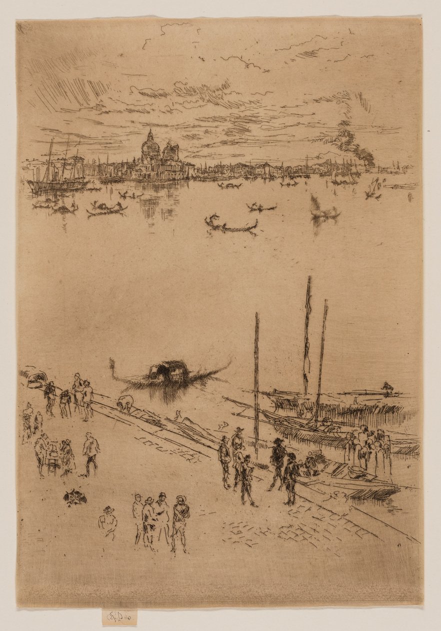 Veneza vertical de James Abbott McNeill Whistler