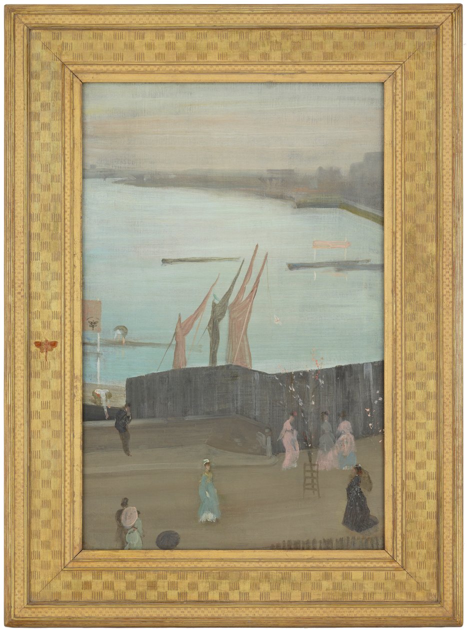 Variações em rosa e cinza: Chelsea de James Abbott McNeill Whistler