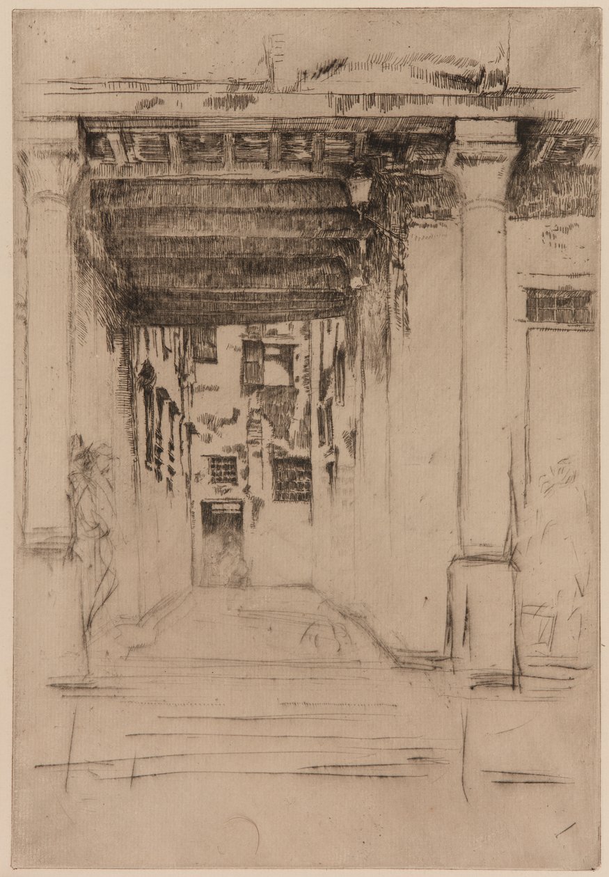 Corte veneziana de James Abbott McNeill Whistler