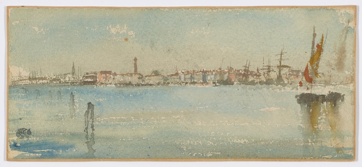 Porto de Veneza de James Abbott McNeill Whistler