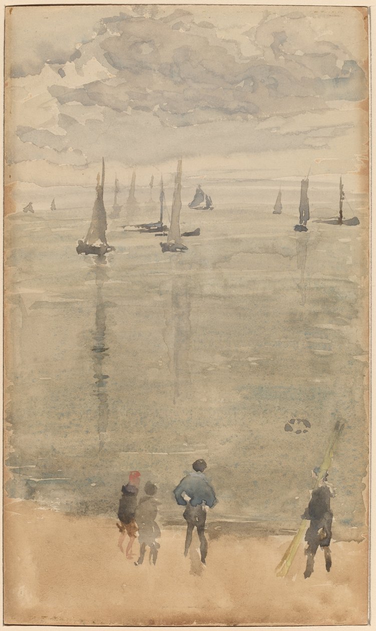 Violeta [Nota?]... O Retorno dos Barcos de Pesca de James Abbott McNeill Whistler