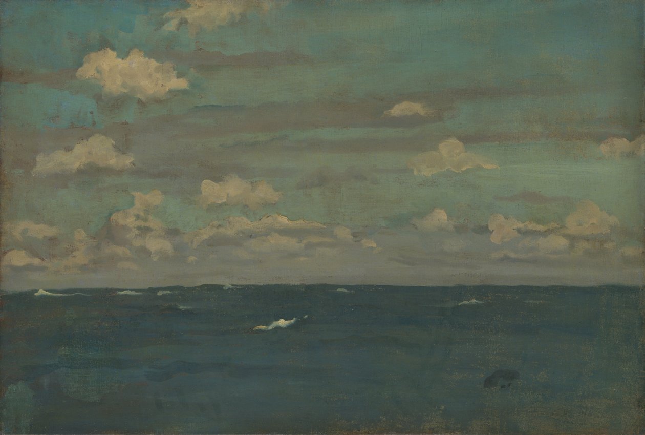 Violeta e prata - O mar profundo de James McNeill Whistler