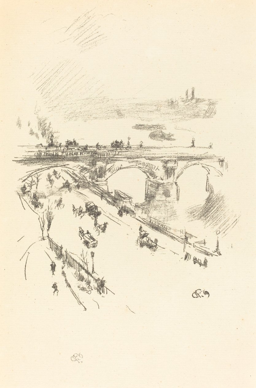 Ponte Waterloo de James Abbott McNeill Whistler