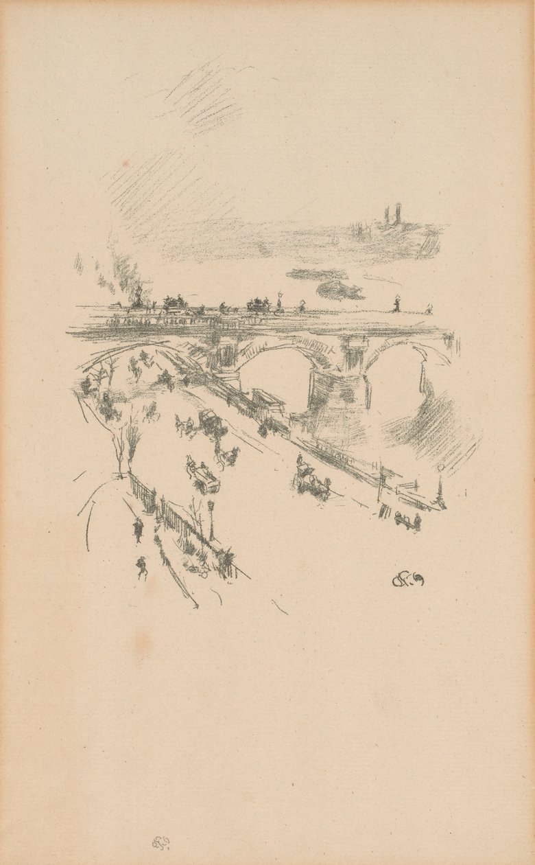 Ponte Waterloo de James Abbott McNeill Whistler