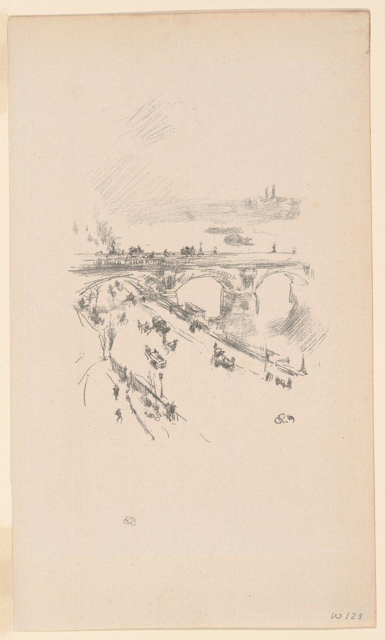 Ponte Waterloo de James Abbott McNeill Whistler
