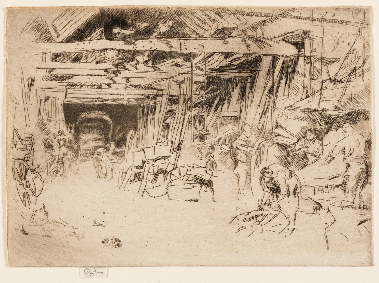 Montador de rodas de James Abbott McNeill Whistler