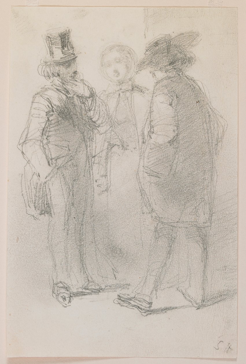 Assobiador com amigos de James Abbott McNeill Whistler