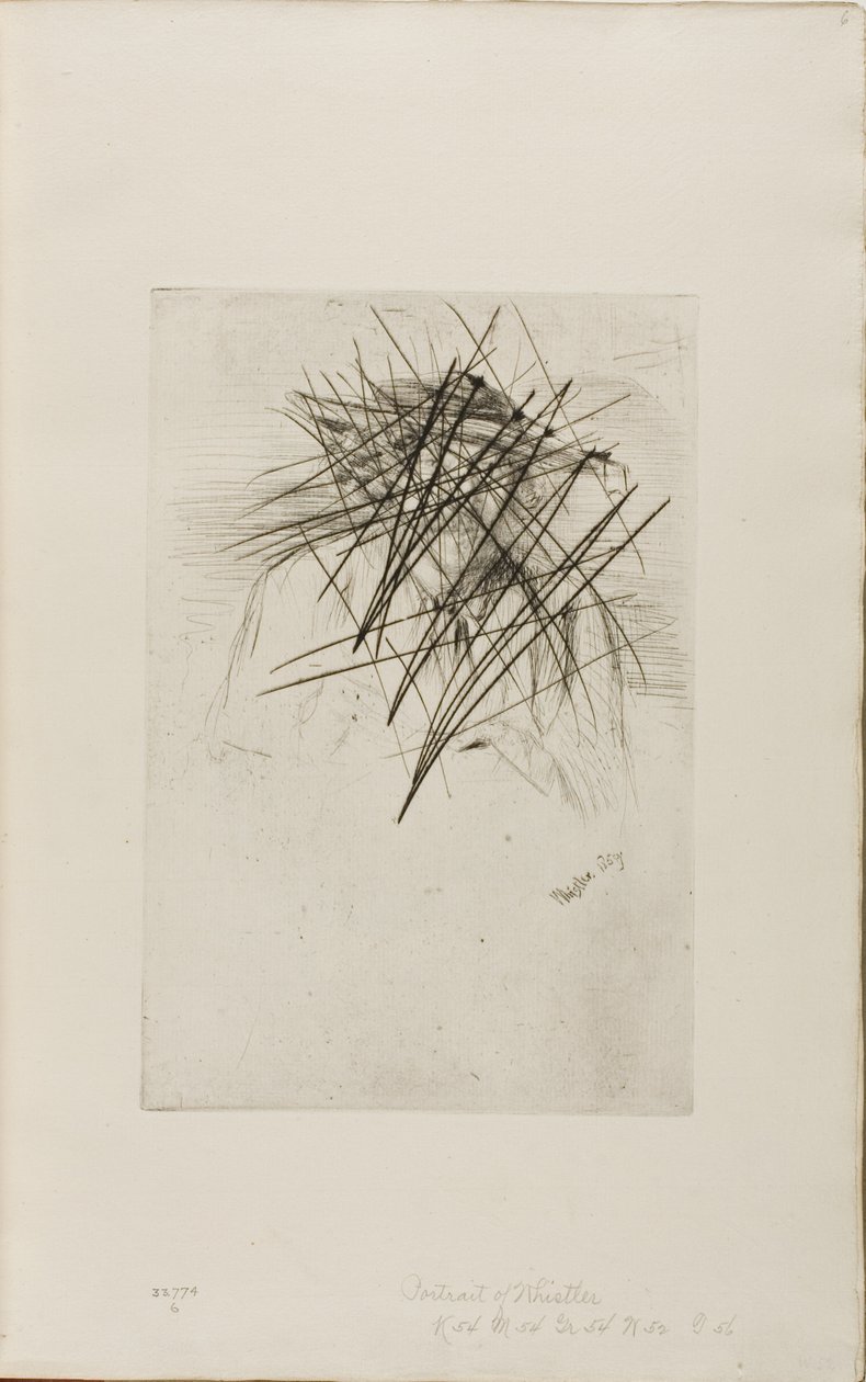 Assobiador com um chapéu de James Abbott McNeill Whistler